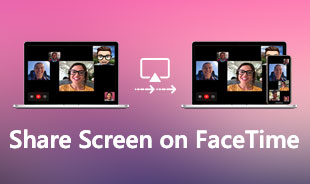 Facetime で画面を共有する