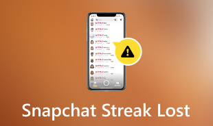 Snapchat の連続記録が失われました